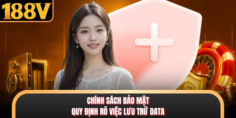 Chính sách bảo mật quy định rõ việc lưu trữ data