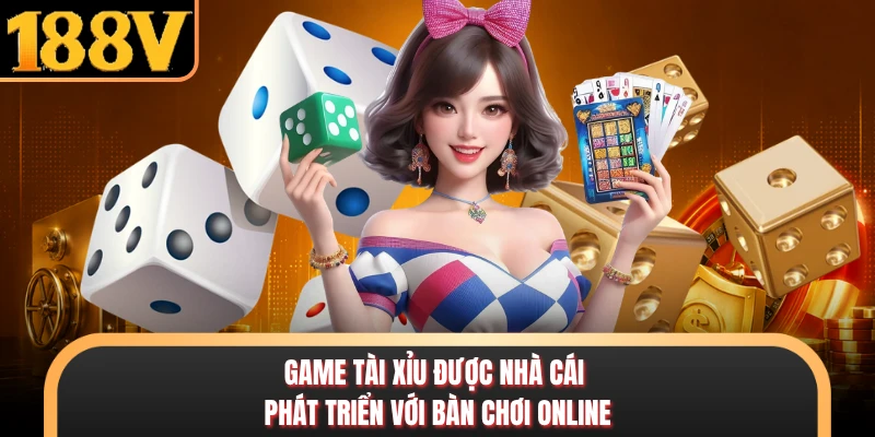Tài Xỉu 188V - Khám Phá Game Dân Gian Trên Nền Tảng Online Game tài xỉu được nhà cái phát triển với bàn chơi online