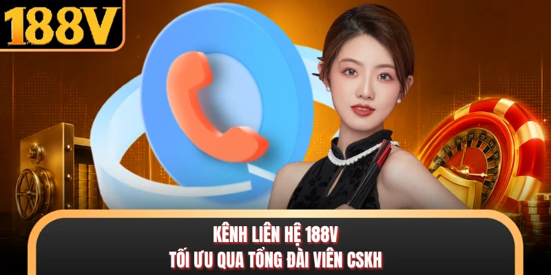 Kênh liên hệ 188V tối ưu qua tổng đài viên CSKH